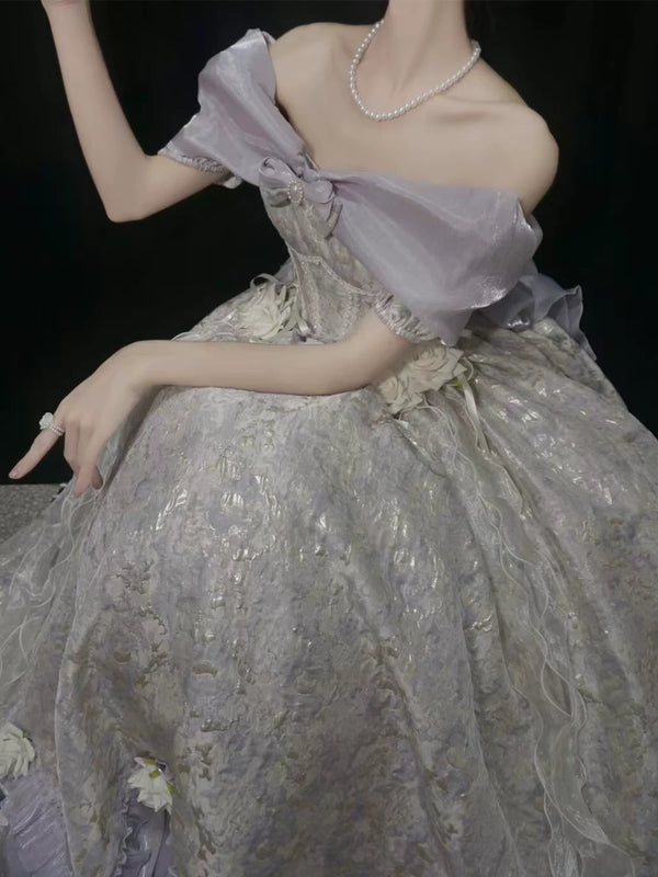 Flora Muse - Romanesque Garden Lolita Ballgown - Off-shoulder formal