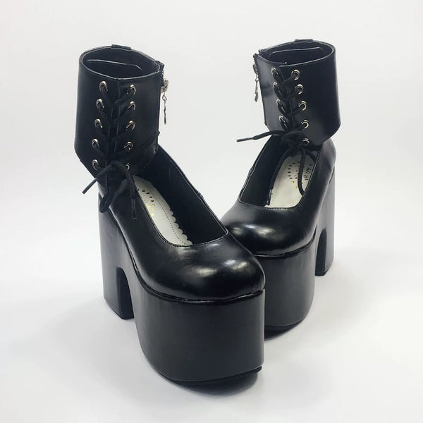 Antaina - Customized British Style High - Platform Shoes Shoes