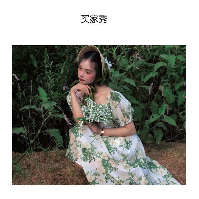 French Country Lolita Handmade Lily of the Valley Forest Style Bowknot Bnt Flat Hat Straw Hat Photo Shoot Catwalk Cla