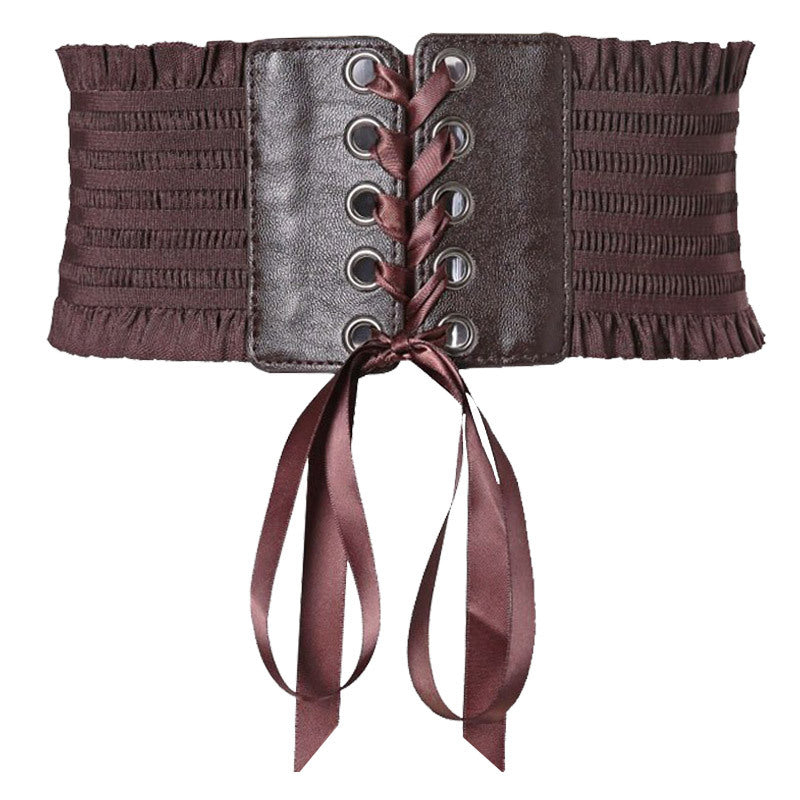 Lolita Lolita Outerwear Lace-Up Waist Punk Gothic Steam Retro Waist Belt Cool Lolita Dress Matching Women Cosplay