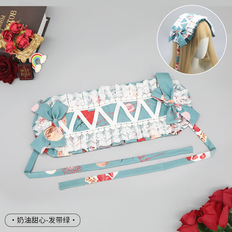 Lolita Hairband Soft Girl Dimensional Girl Lolita French Elegant Natural Color Hairband Cute Versatile Hair Accessory