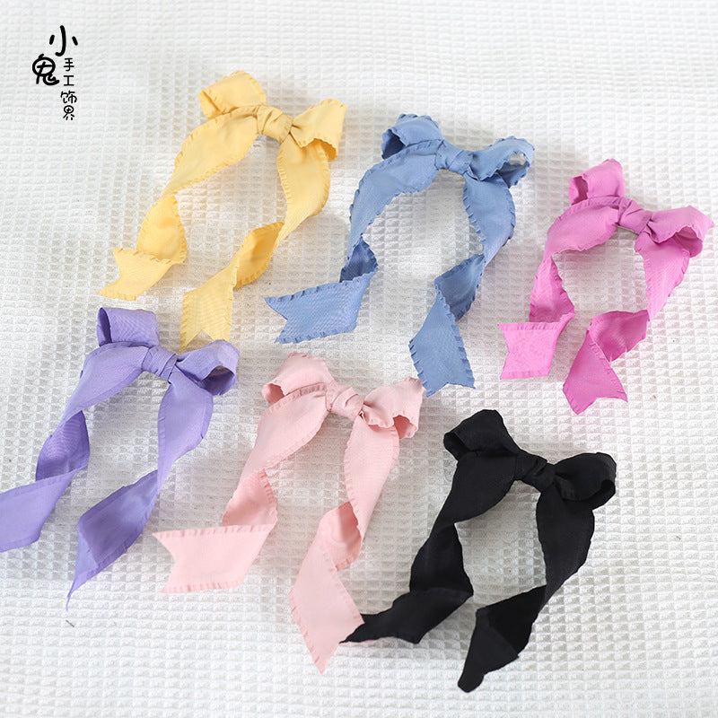 Original  Double Ponytail Twist Hair Clip Lolita Sweet Pair Clip Lo Side Clip Anime Cosplay Adjustable Styling