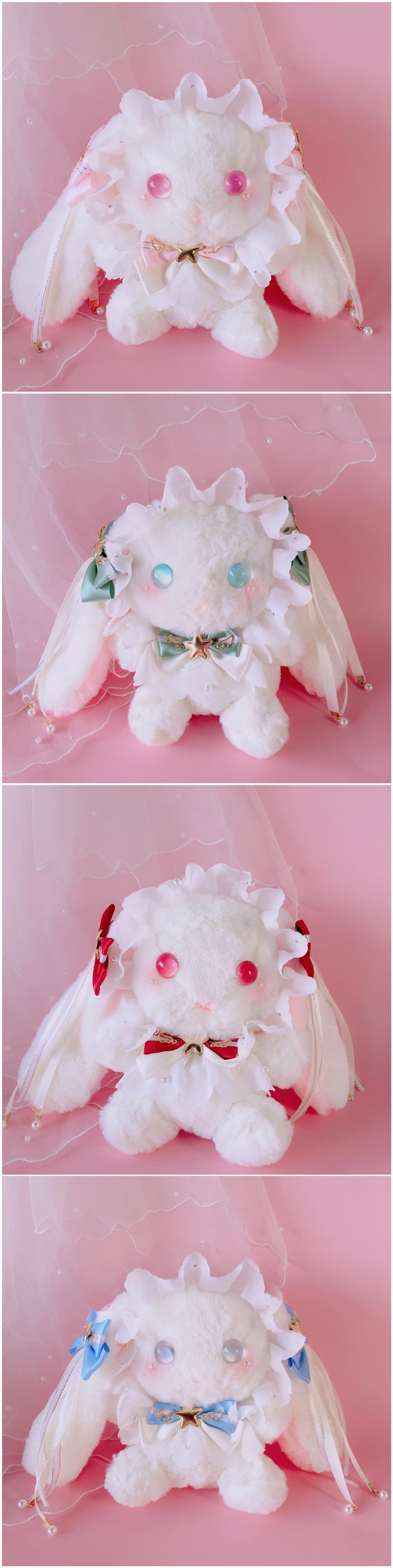 Original Handmade Lolita Bunny Bag Bear Bag Gatling Cute Girlfriend Birthday Gift Matching JK
