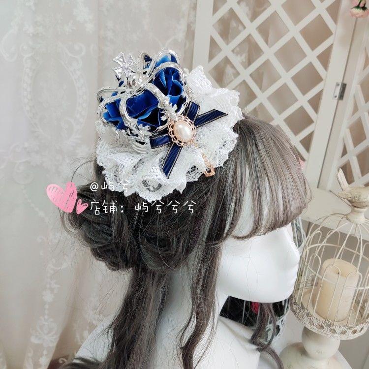 Cos Crown Lolita Headwear for Singing, Daily Wear, Princess, Queen, Coronation, Lolita Wedding Accessories, Small Items