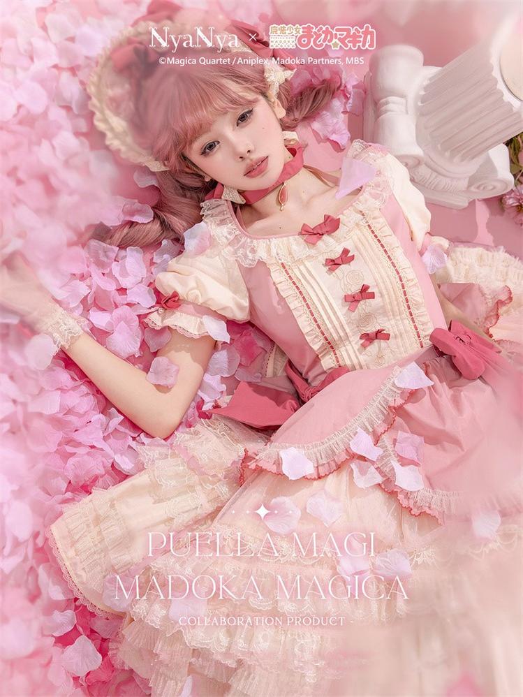 NyaNya - IP Collab Lolita Dress Madoka Kaname Homura Akemi Lolita OP dress