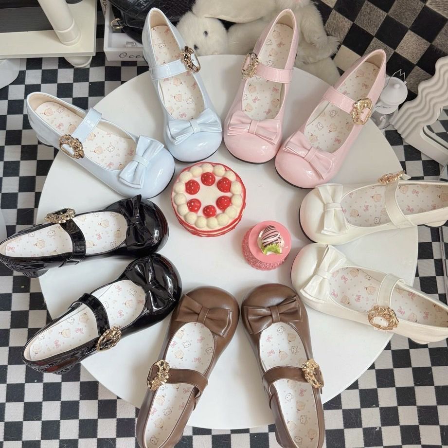 Hugging Cat | Kitty Toast Original Versatile Cute Low-Heel Lolita Shoes