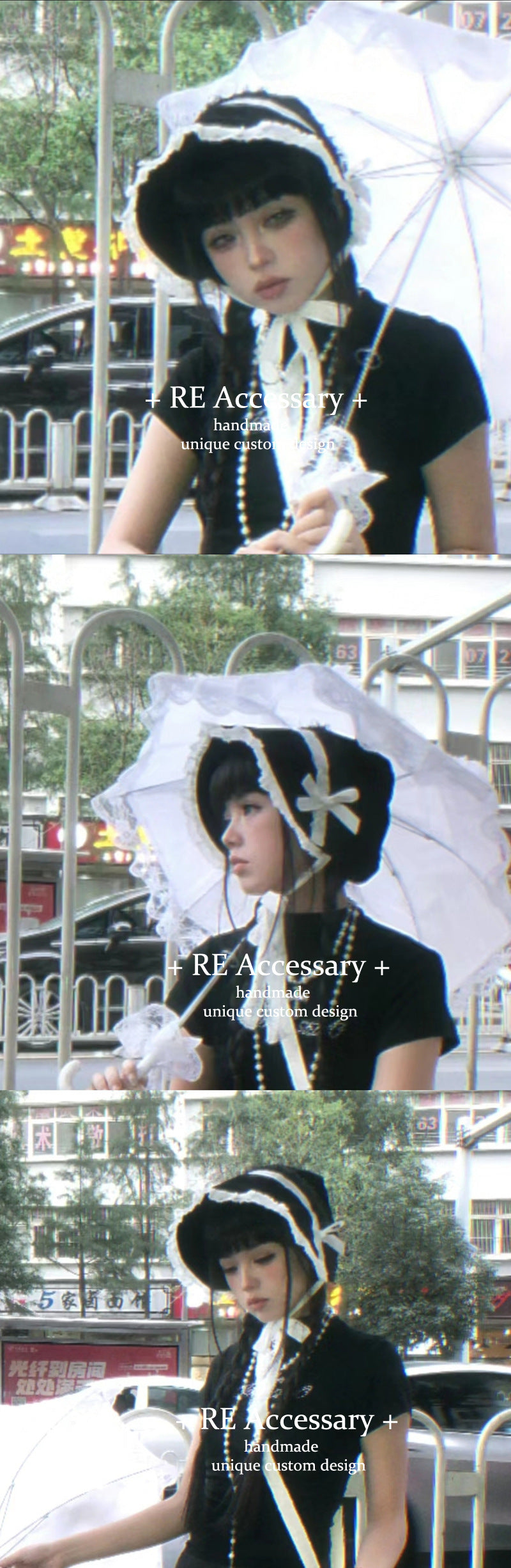 Gothic Dark Doll Lolita Lace Hat Cla French BNT Hat Japanese Harajuku Y2K Subculture BB Hat