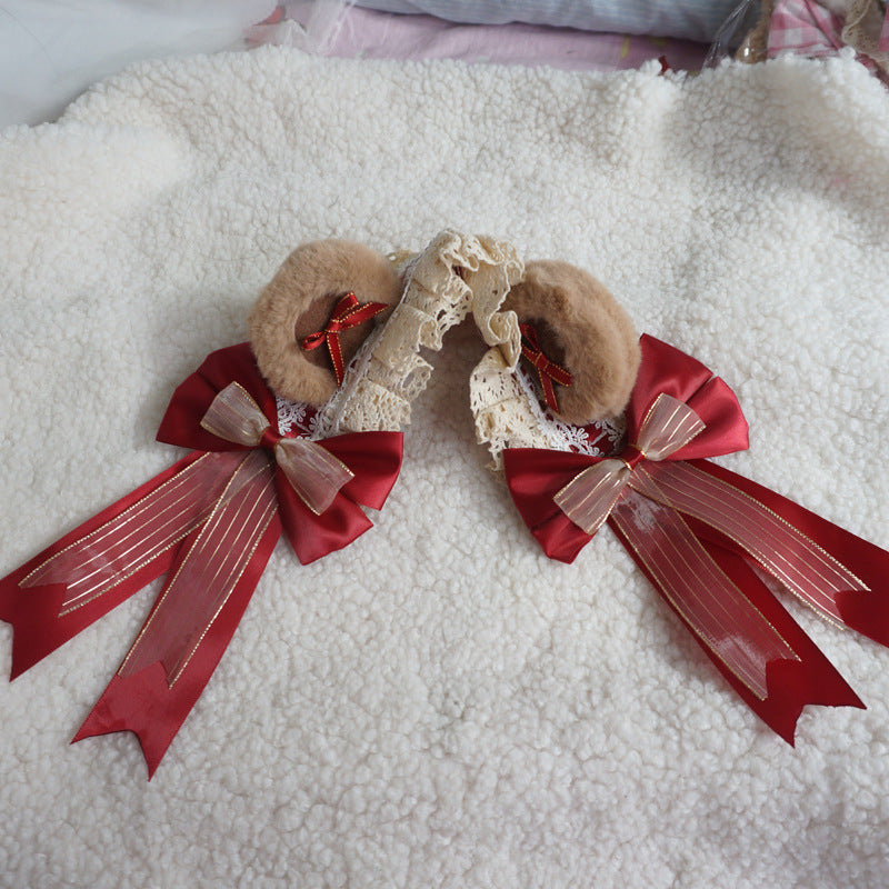 Cute Lolita Teddy Bear Ear Headband KC - Crown Hair Accessory