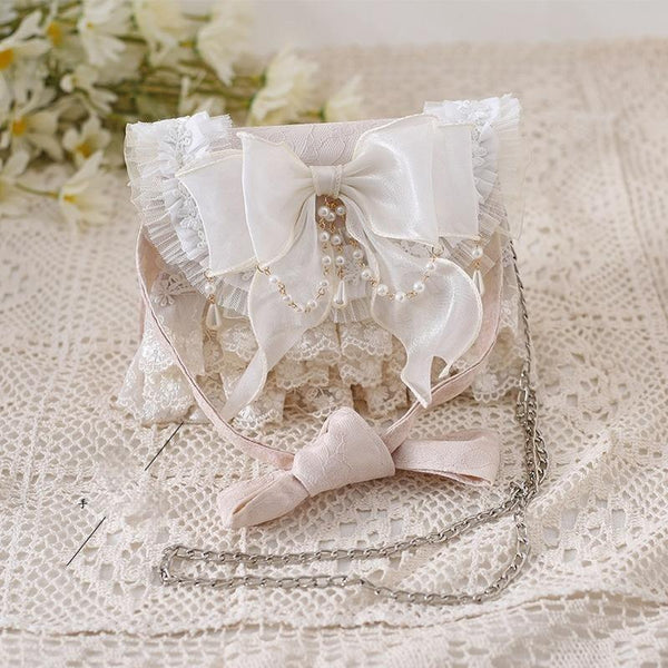 Xiaogui - Elegant Lolita Handbag Ivory Tea - Party Lolita Bag Bag