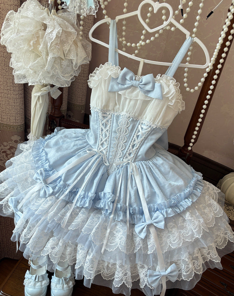 ZhiJinYuan - Time Waltz2 - Sweet Lolita Short Dress Ballet Style JSK
