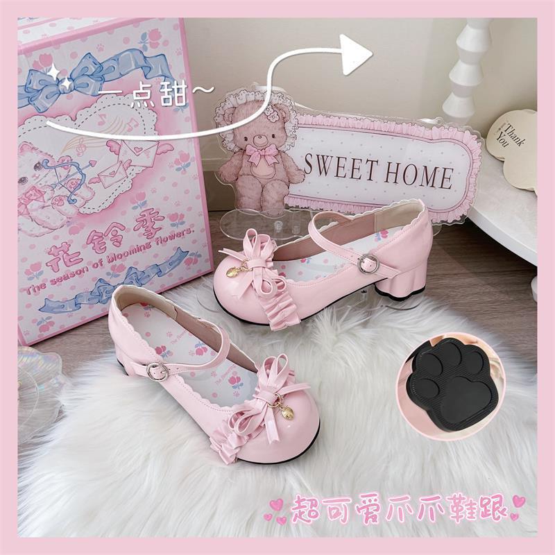 Original Lolita Sweet Bow Round-Toe Flats Shoes