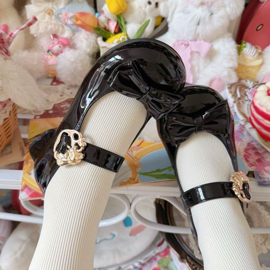 Hugging Cat | Kitty Toast Original Versatile Cute Low-Heel Lolita Shoes