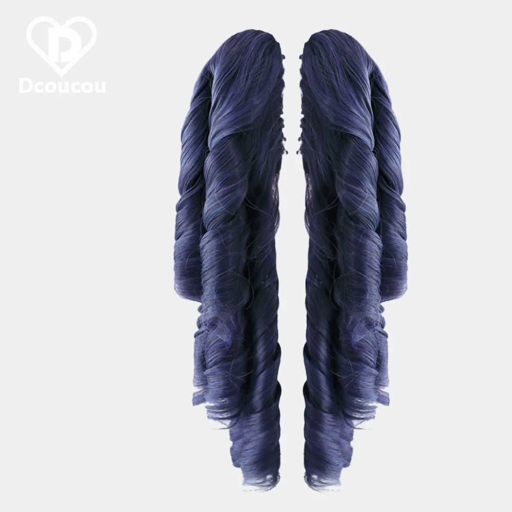 Dcoucou - Style 2 Mix & Match - 42cm Roman Curls with Tiger Clip Accessories Wig