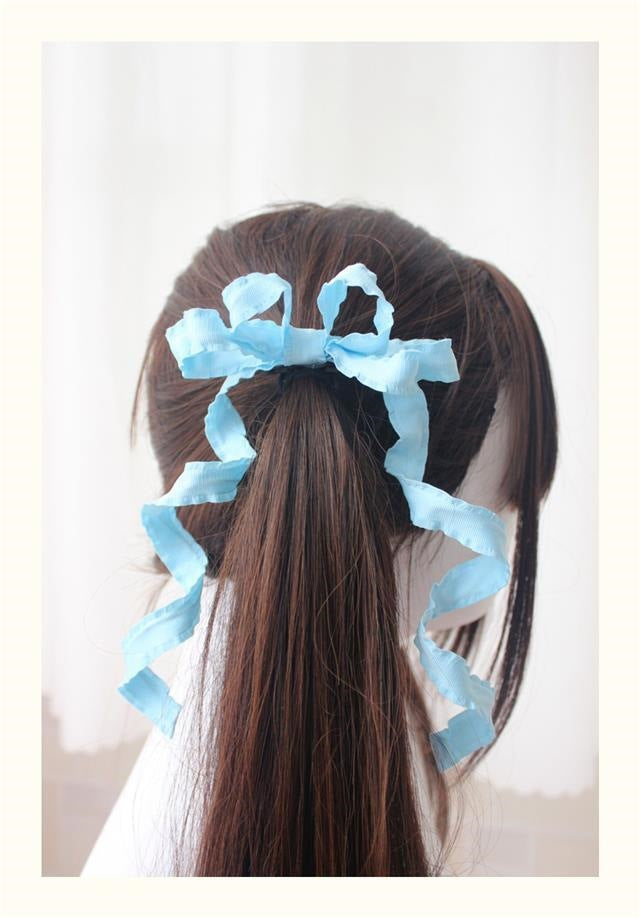 Original Handmade Double Ponytail Twist Hair Clip Lolita Girl Sweet Pair Clip Japanese Anime Cosplay Styling Hair Accessory
