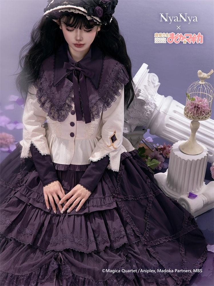 NyaNya - IP Collab Lolita Dress Madoka Kaname Homura Akemi Lolita OP dress