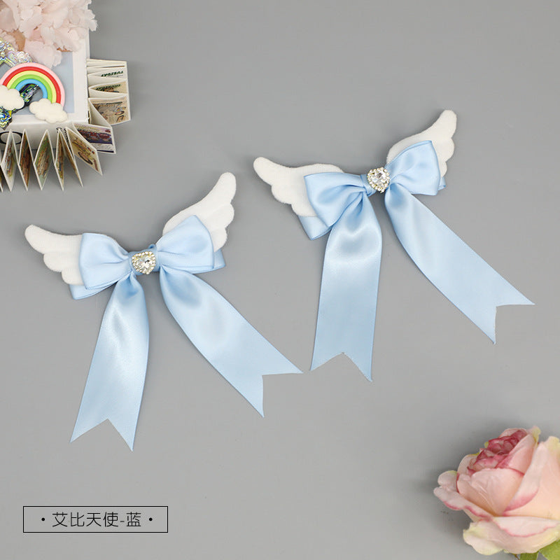 Versatile Sweet & Cool Hair Clips: Japanese Lolita Plush + Punk Handmade Bow Hair Accessories