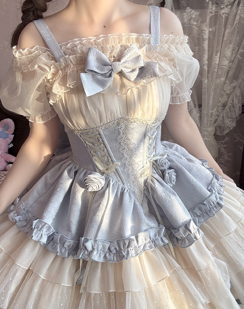 ZhiJinYuan - Time Waltz3 - Sweet Lolita Short Dress Ballet Style JSK