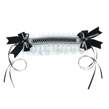 Japanese Style Handmade Cute Sweet Hair Accessories Versatile Lolita Girl Hair Ornaments Lace Bow Hair Clips Tea Party Hair Bands