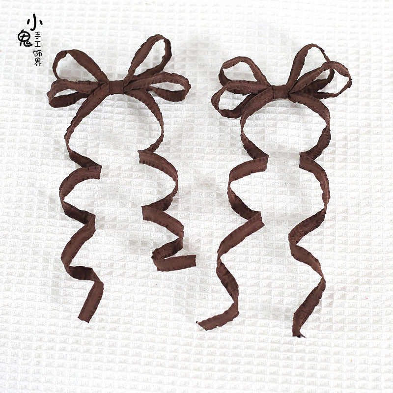 Basic Color Double Ponytail Twist Hair Clip Lolita Sweet Pair Clip Original Japanese Anime Cosplay Adjustable Style