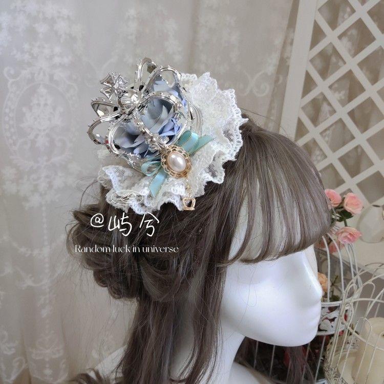 Cos Crown Lolita Headwear for Singing, Daily Wear, Princess, Queen, Coronation, Lolita Wedding Accessories, Small Items