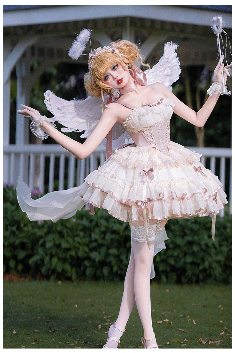 ZhiJinYuan - Time Waltz - Sweet Lolita Short Dress Ballet Style JSK