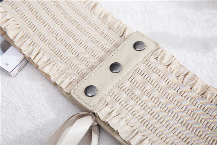 Lolita Lolita Outerwear Lace-Up Waist Punk Gothic Steam Retro Waist Belt Cool Lolita Dress Matching Women Cosplay