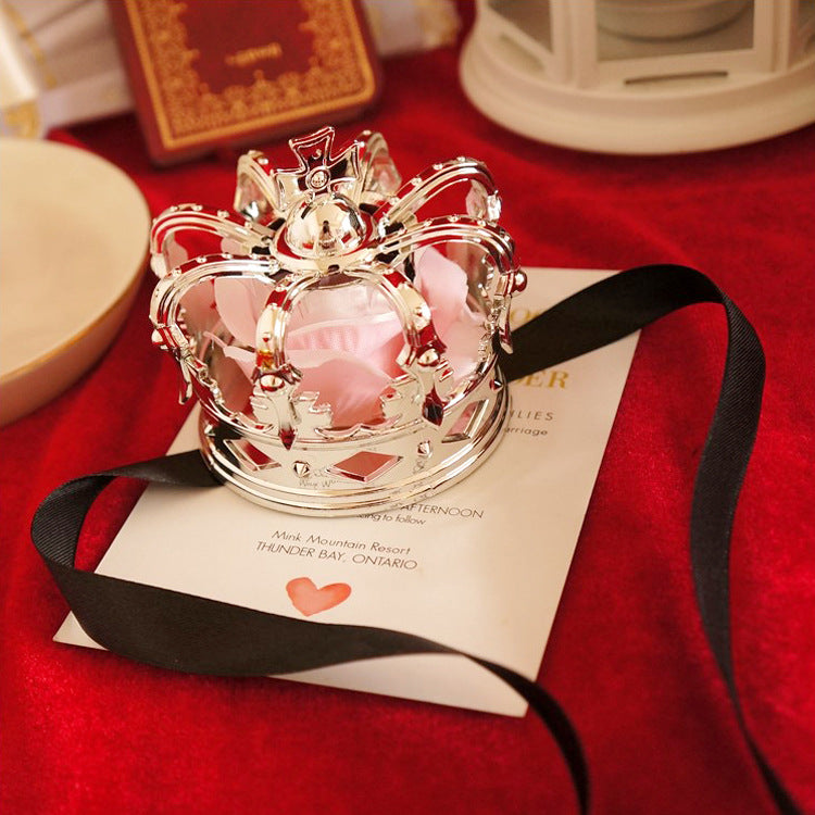 Lolita Tiara King Queen Coronation Gold Silver Rose Cute Lolita COS Crown Tiara