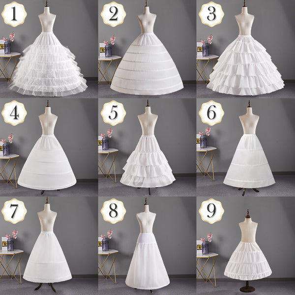 Wedding Dress Petticoat – Long Adjustable Boned Underskirt