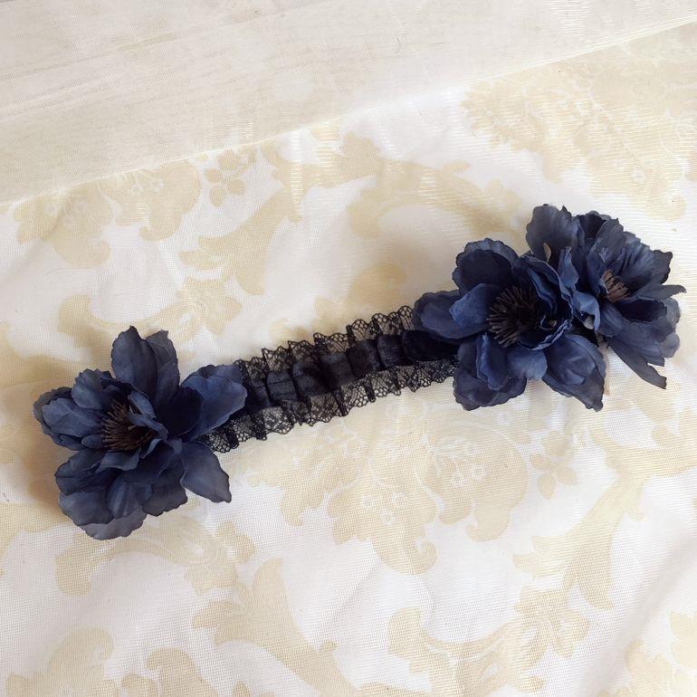 Lolita Handmade Lace Hairband - Gothic Dark Sweet Punk Flower Headwear for Girls