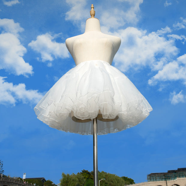 Four-Layer Soft Tulle Petticoat – Seamless Underskirt