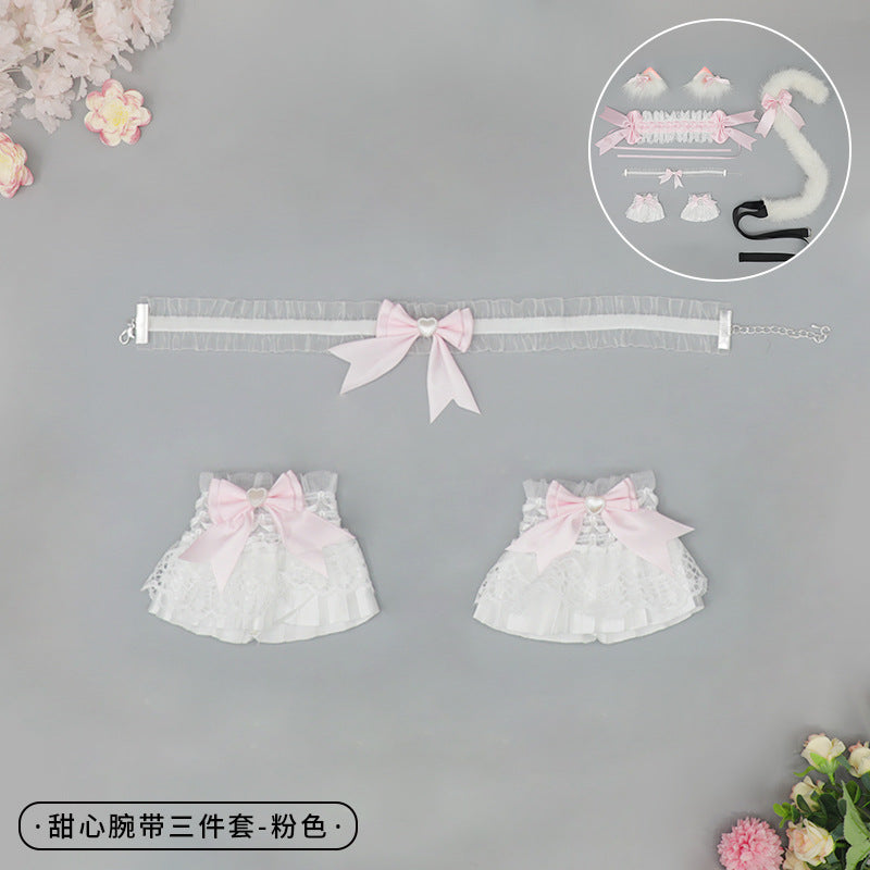 Cute Girl Hair Accessories Lolita Comic Exhibition Multi-use Clip Bow Hair Ornament Cat Ear Hair Clip Cat Ear Headband