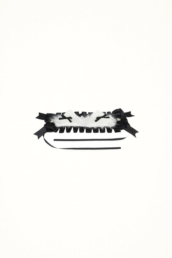 Moon Meow Meow Bow Ornament - Headwear