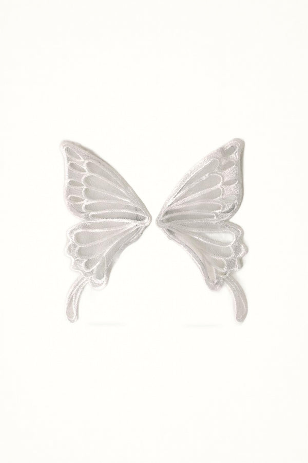 Milky White Butterfly Bow - Headwear