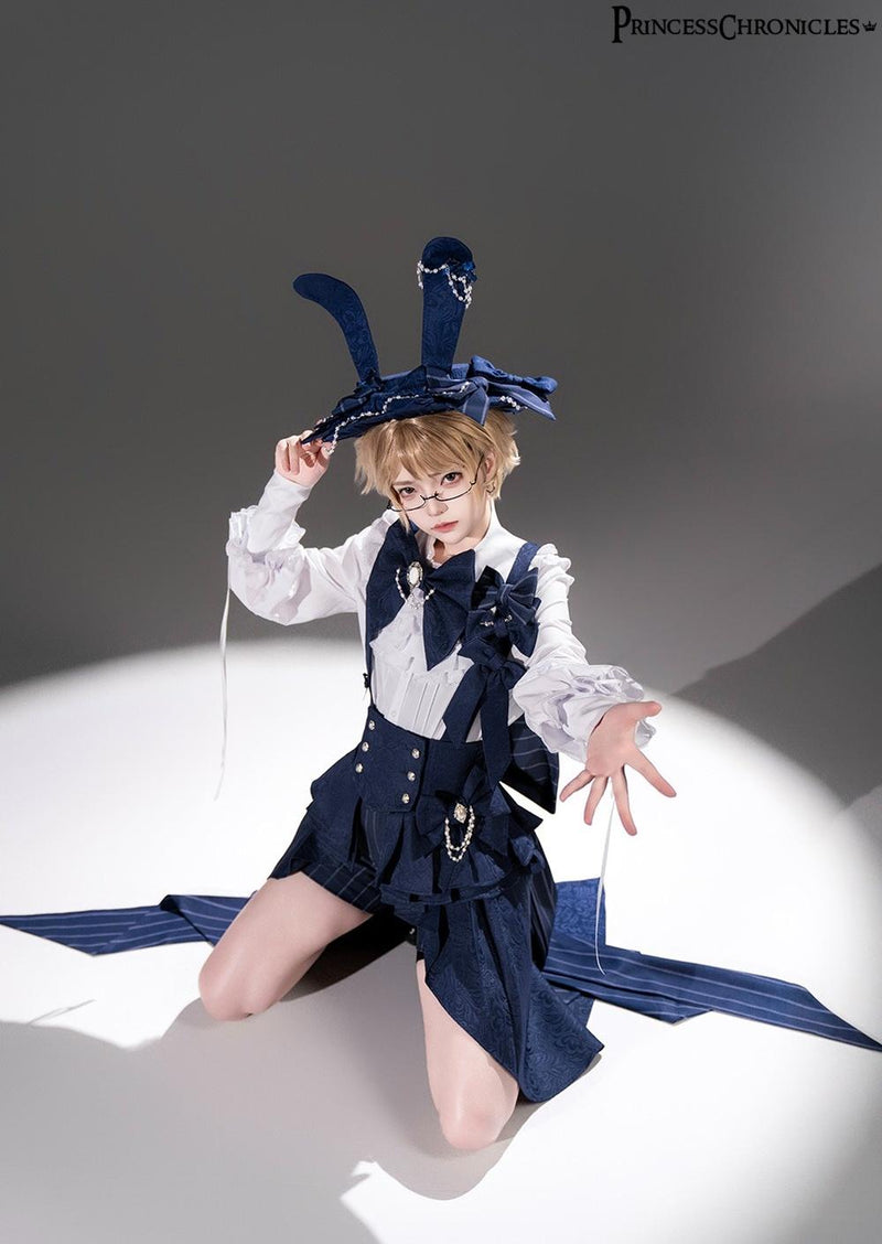 Princess Chronicles - Rabbit Theater - Ouji Lolita Suspender Waistband Shorts Set