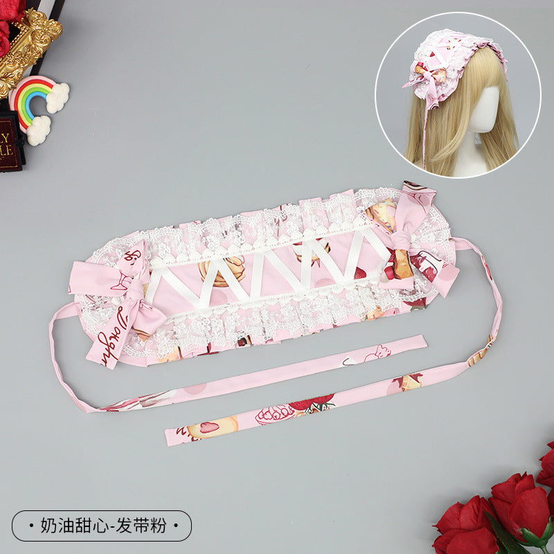 Lolita Hairband Soft Girl Dimensional Girl Lolita French Elegant Natural Color Hairband Cute Versatile Hair Accessory - Lolita Fetch