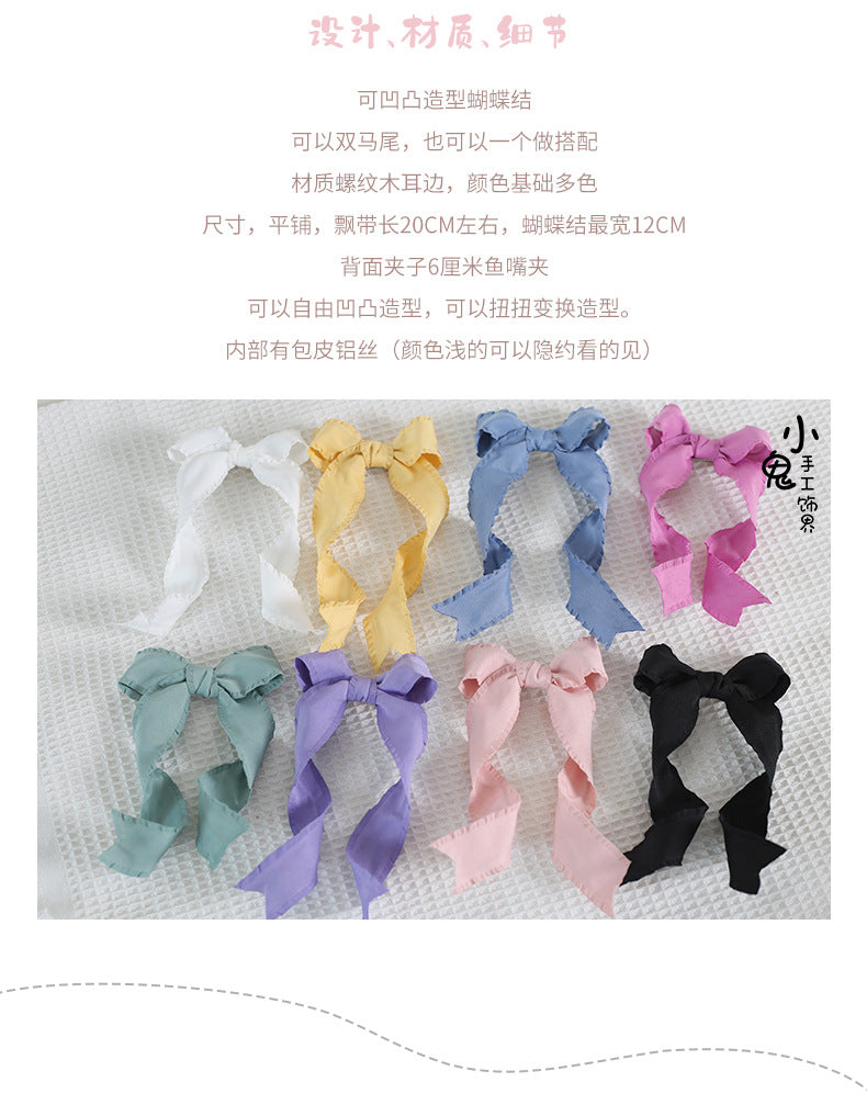 Original  Double Ponytail Twist Hair Clip Lolita Sweet Pair Clip Lo Side Clip Anime Cosplay Adjustable Styling