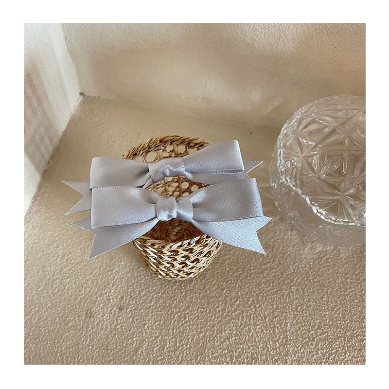 Handmade - Glossy Swallowtail Bow - Hair Tie, Clip or Brooch - detail view 12