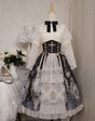 3-piece Set (blouse + camisole + skirt + bow tie) / S