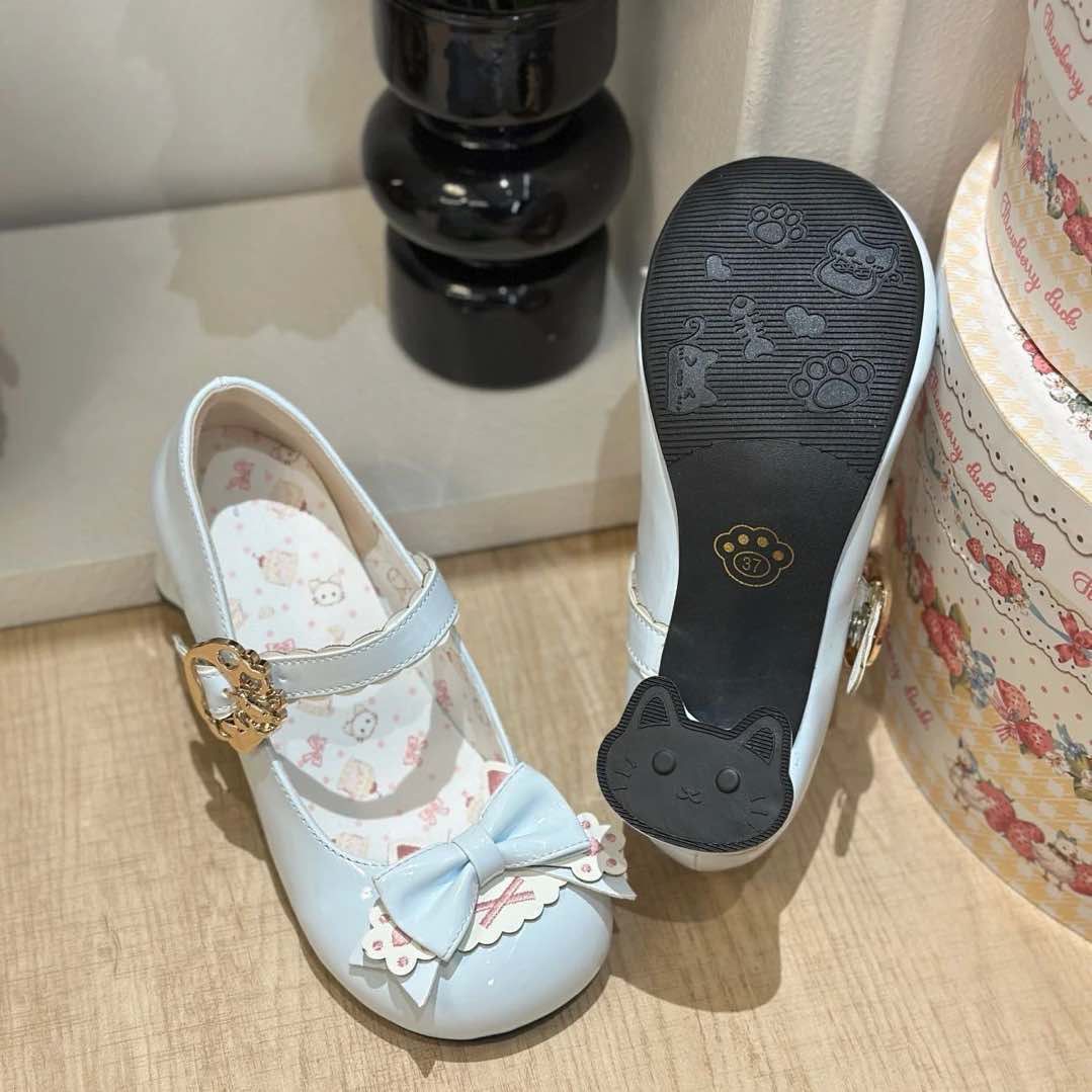 Meow Paw Party 3.0 | Kitty Toast Original Lolita Cat Claw Bow Cat-Head Heel Cute Sweet Pumps