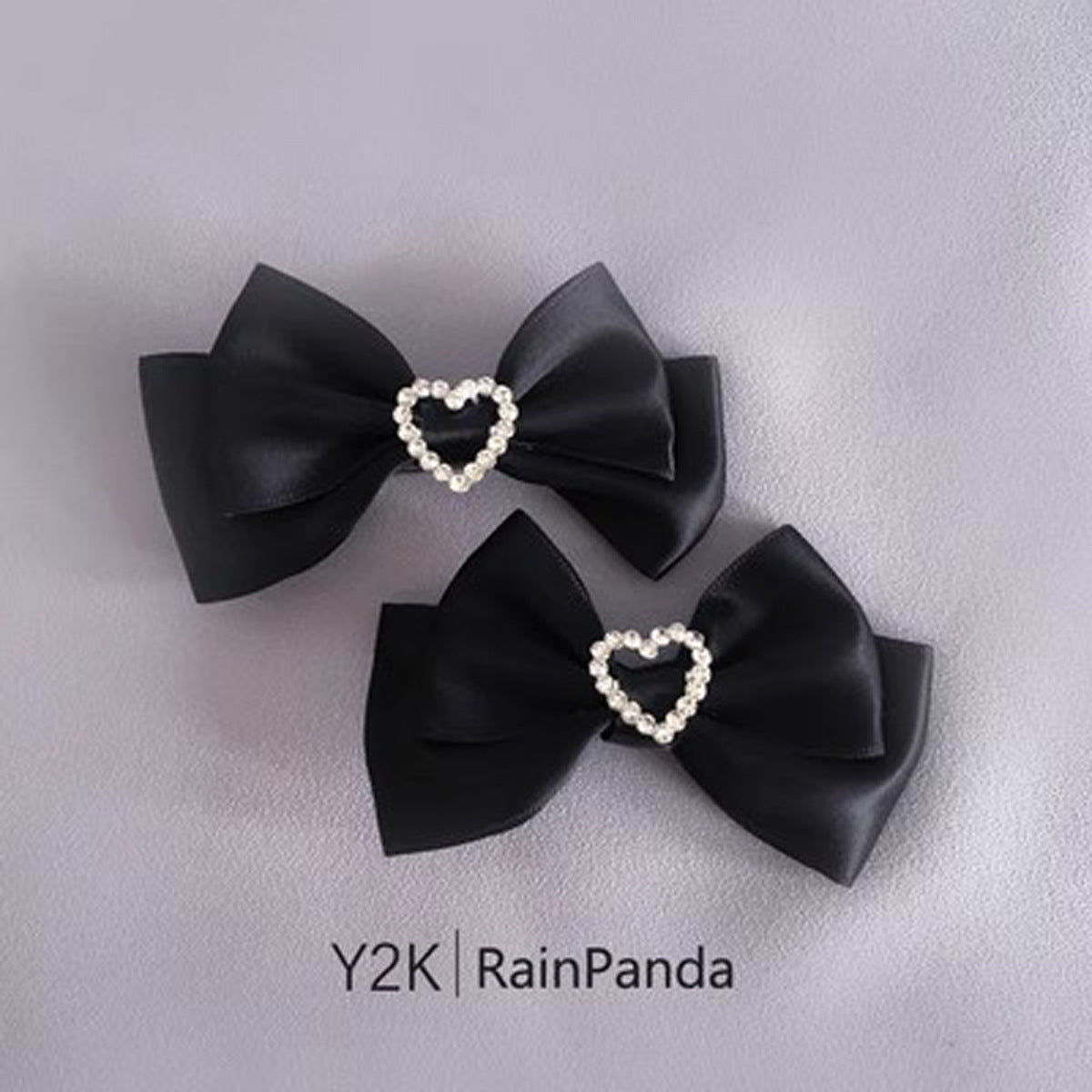 Japanese Handmade Doll Lolita Large Bow Hair Clip - Girl's Double Ponytail Hair Accessory