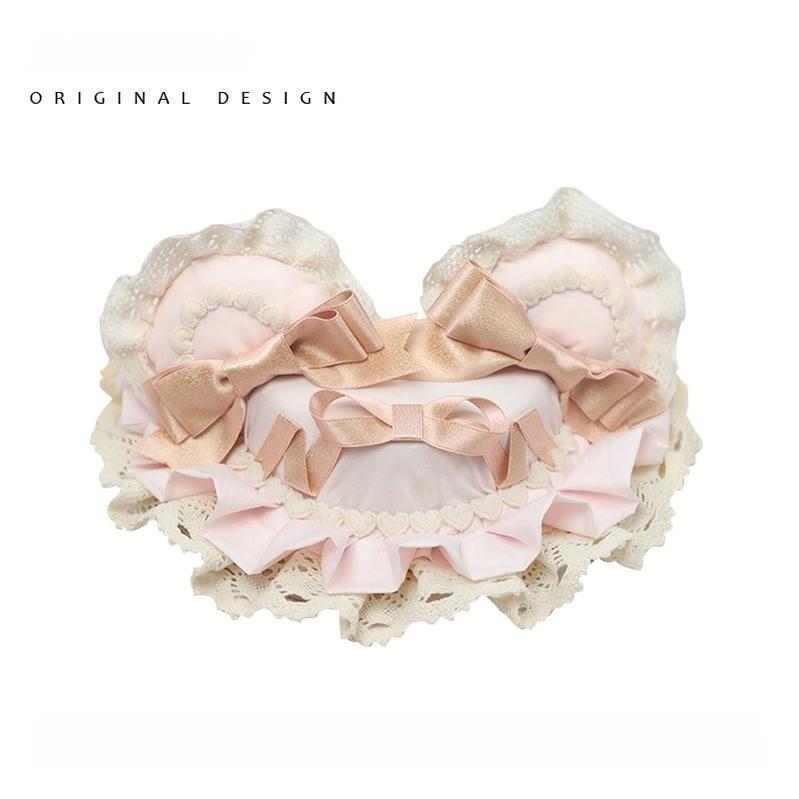 The Accessories' Story - Bear Ear - Lolita head accessory options with ruffles and bear-ear details
