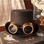 One Size Fits All - Steampunk Hat (Round Goggles)