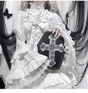 S / White