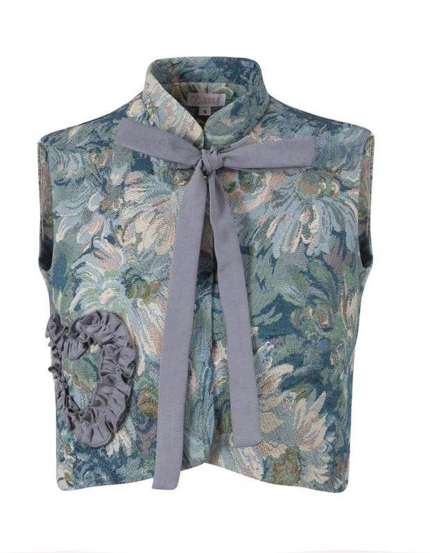 ZJstory - Gilded Age - Lolita Suit with an oil-painting print and ruffled hem