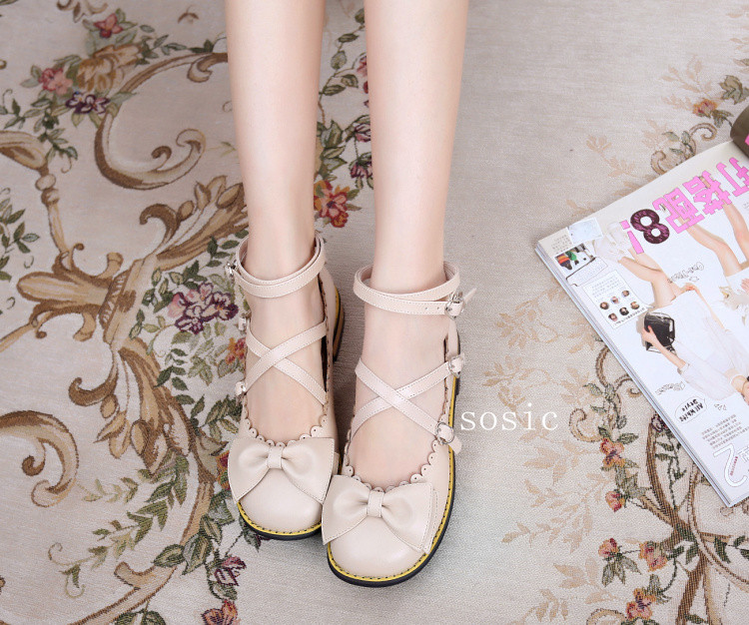 Sosic - Sweet Lolita Low Heel Shoes - Multicolors Shoes