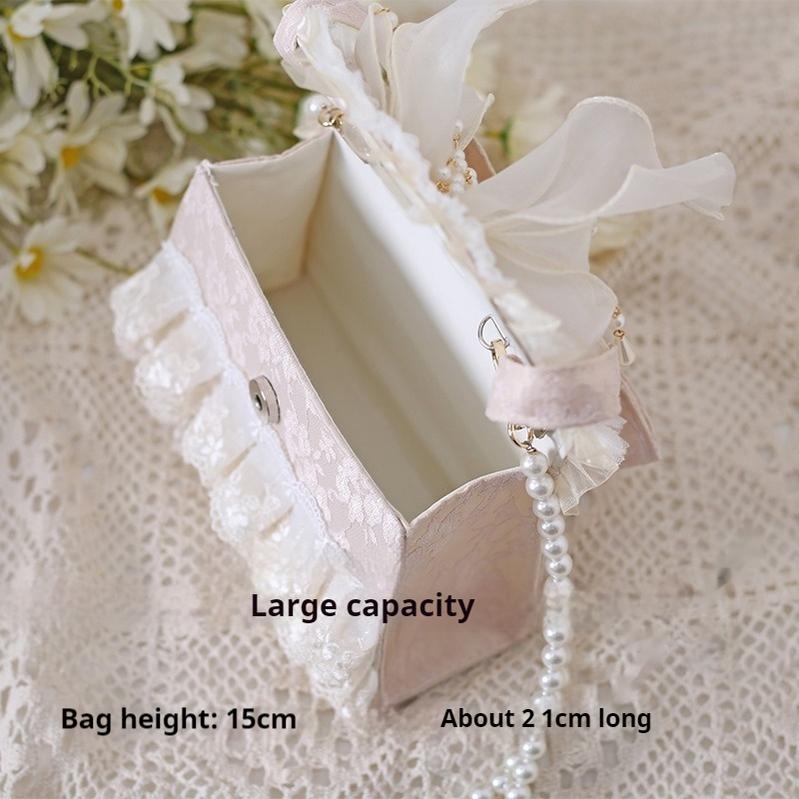 Xiaogui - Elegant Lolita Handbag Ivory Tea - Party Lolita Bag Bag