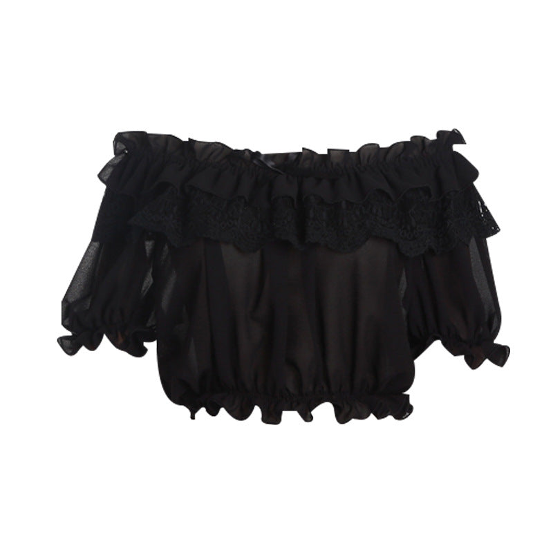 Zhijinyuan - Multi - Color Boat Neck Chiffon Undershirt |   One - Size Solid Camisole for Lolita Outfits - Lolita Fetch