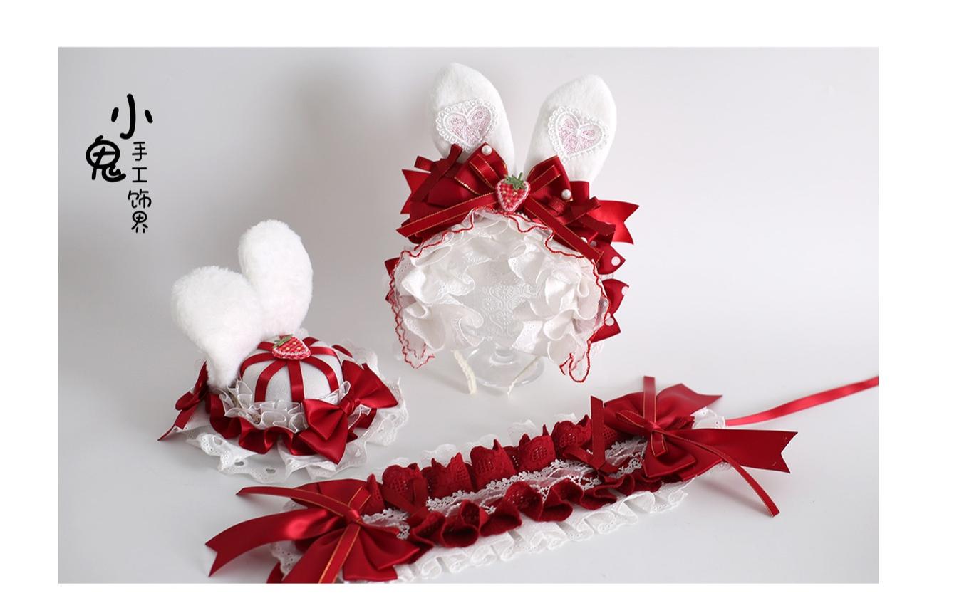 Xiaogui - Sweet Lolita Headdress - Shapeable Bunny Ear Headwear