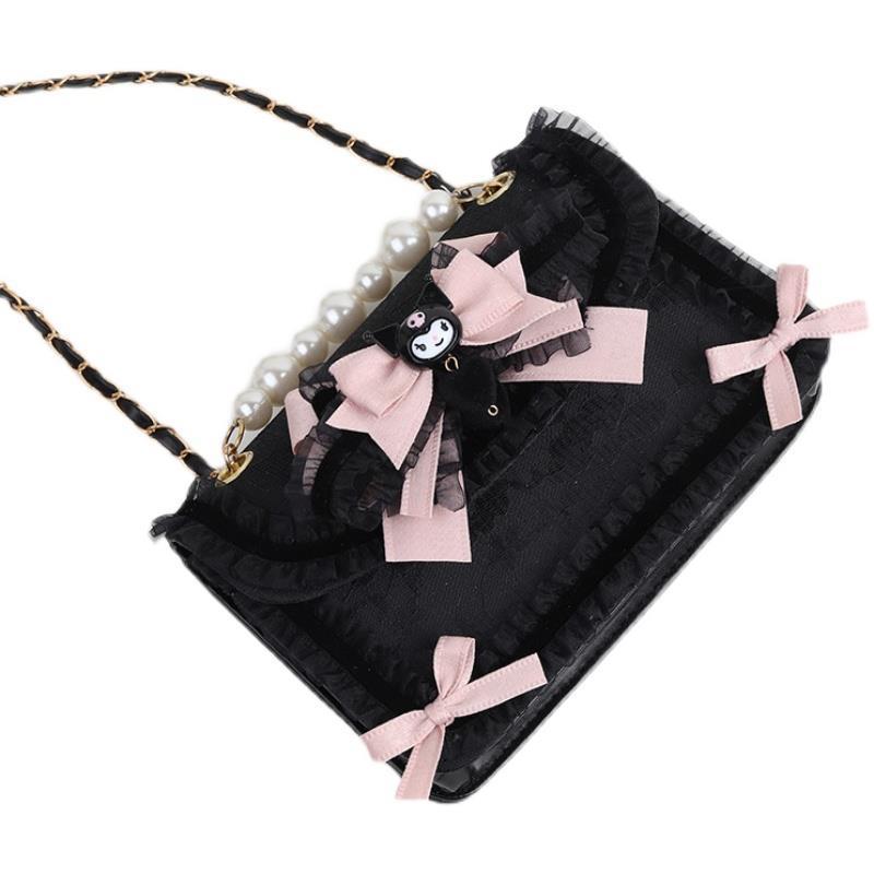 Lolita Bag for Women 2022 New Kuromi Cinnamoroll Lace Original Handmad
