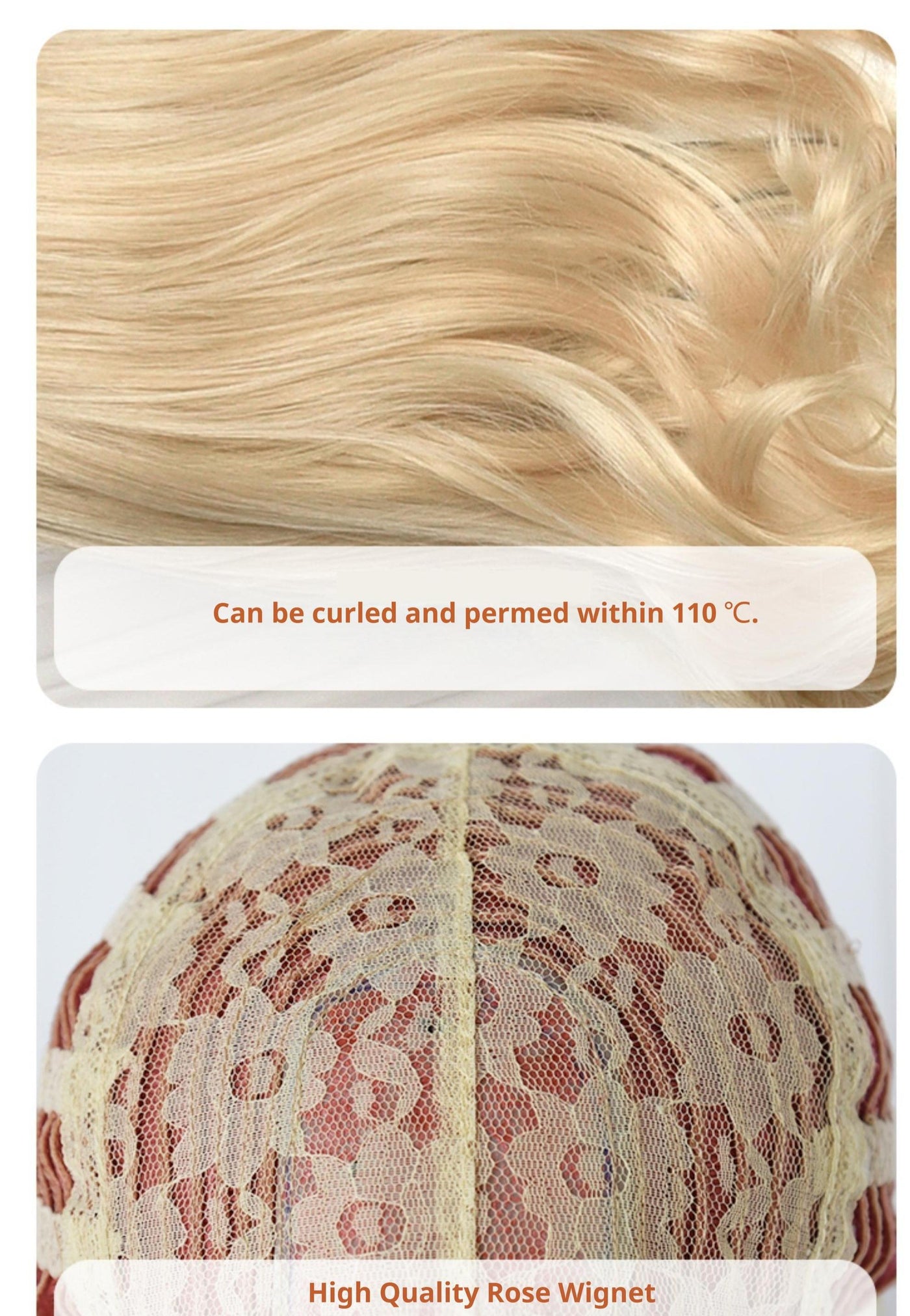 Sinwavy - 55CM Blonde Lolita Curl Wig - Detachable Double Ponytail Wig